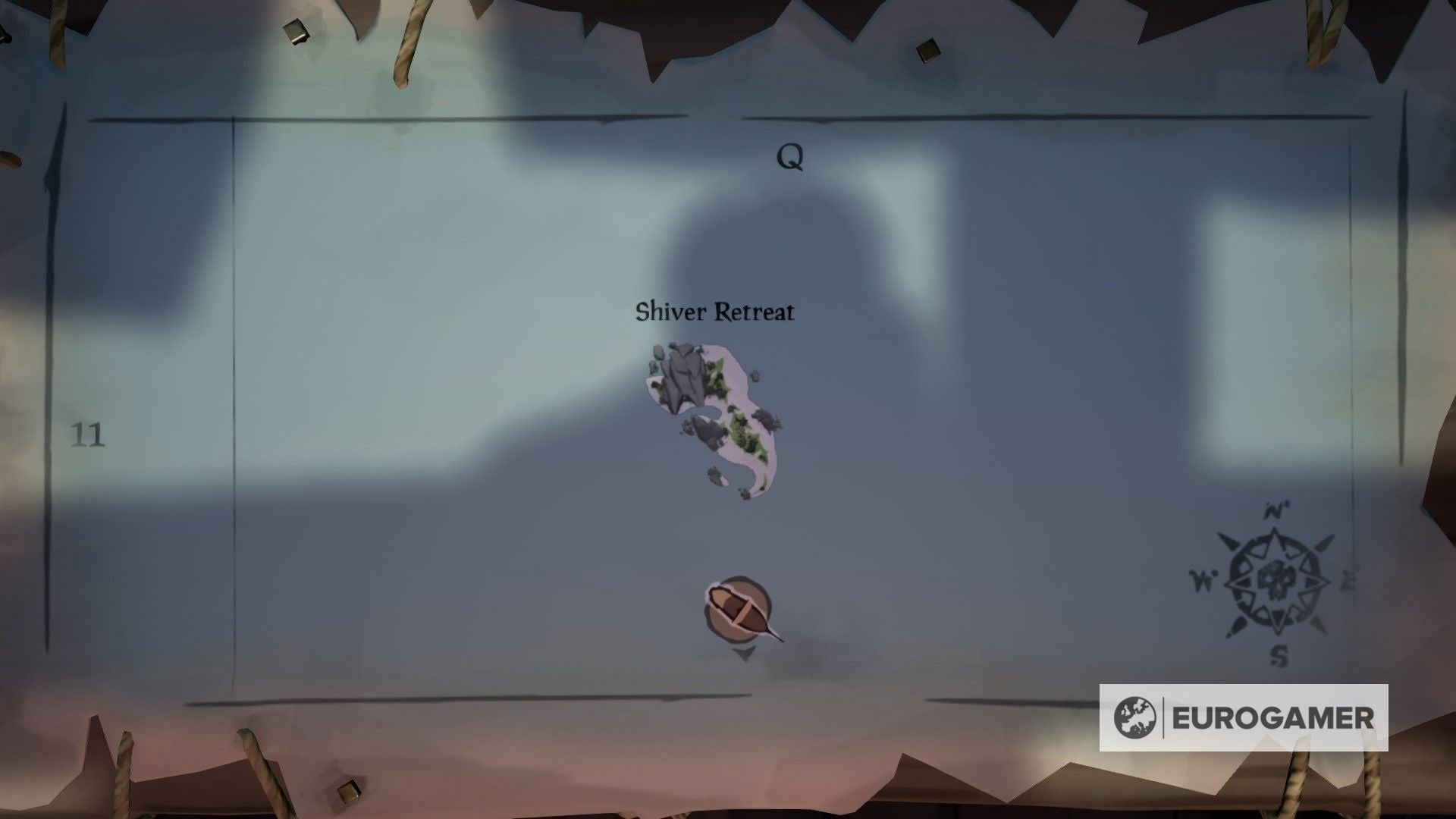 Sea of Thieves world map All island locations listed